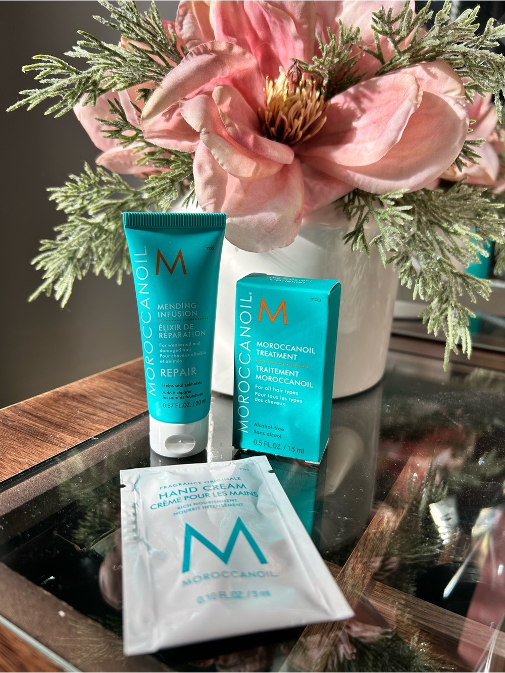 Moroccanoil Teal Repair Mending Infusion & Treatment Trio